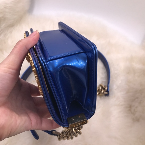 Boy Limited Edition versailles Royal Blue Patent - Picture 8 of 8